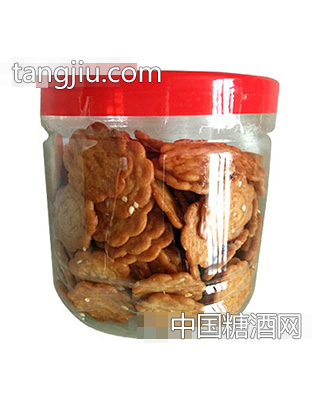 港仁小脆饼干罐