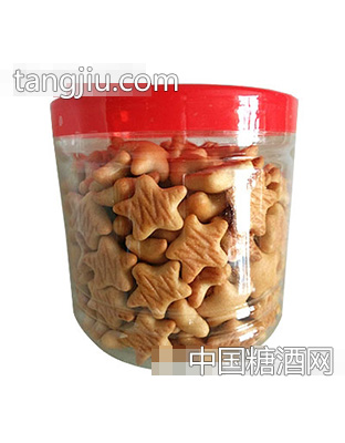 港仁星星饼干罐