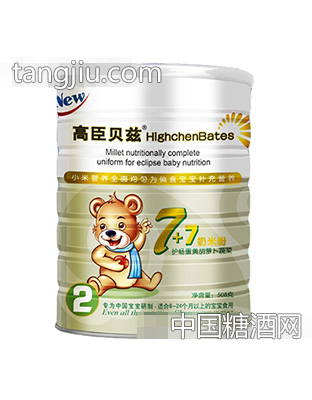 508g高臣贝兹7+7奶米粉(护畅蛋黄胡萝卜蔬菜