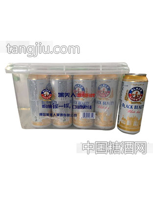 黑美人原浆白啤500mlx12