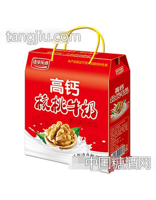 浩华乐源高钙核桃牛奶手提袋