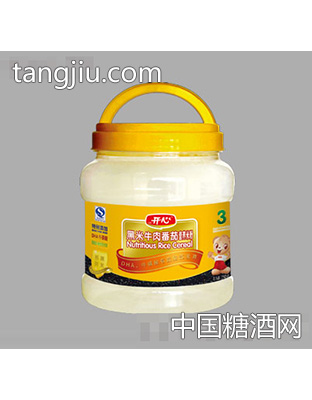 开心750克桶装黑米牛肉番茄3段