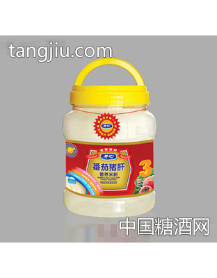 开心750克桶装米粉3段