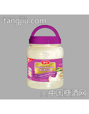 开心750克桶装营养米粉1段