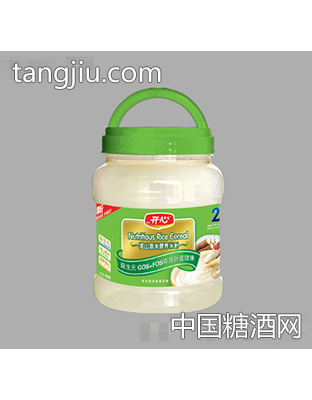 开心750克桶装营养米粉2段