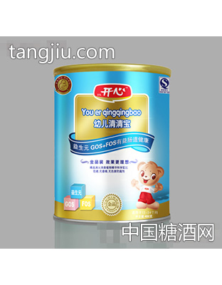 开心400克金品听装幼儿清清宝