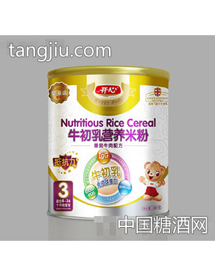 开心468克听装番茄牛肉牛初乳系列3段