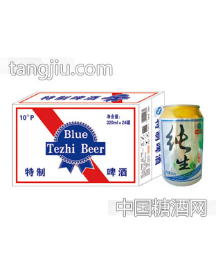 崂金泉蓝色特制啤酒