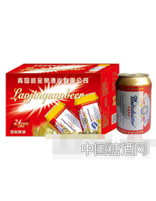 崂金泉啤酒8°