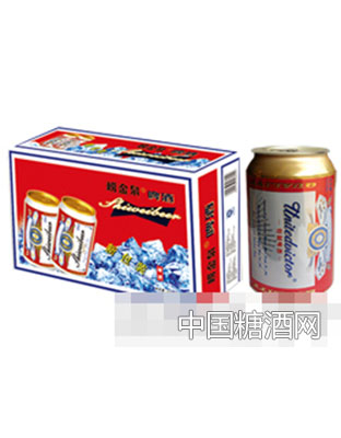 崂金泉啤酒8°（新包装）