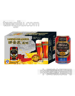 崂金泉黑啤12°