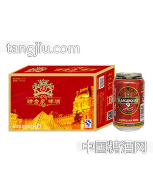 崂金泉啤酒10°（红箱）