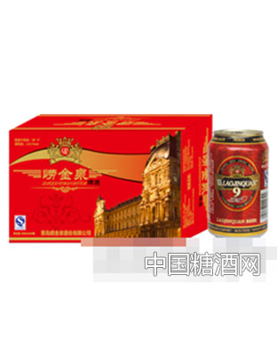 崂金泉啤酒10°（红）
