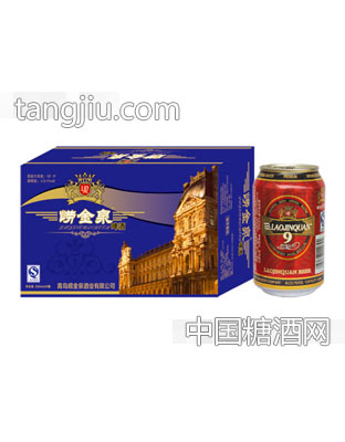 崂金泉啤酒10°（蓝）