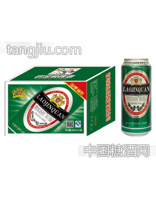10度崂金泉啤酒500ml