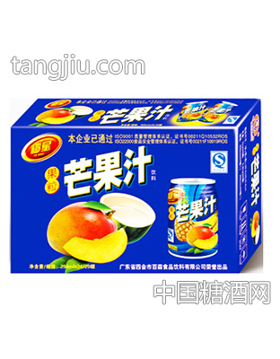 椰星果粒芒果汁箱装
