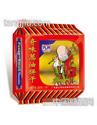 九洲360g葱油味奇味饼干