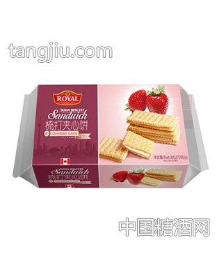 梳打夹心饼干草莓味270g