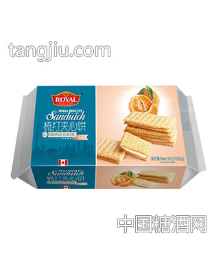 梳打夹心饼干香橙味270g