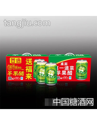 送福来苹果醋330ml