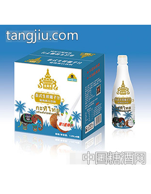 金满湾泰式生榨椰子汁植物蛋白饮料1.25L