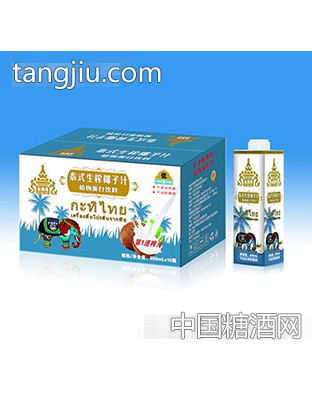 金满湾泰式生榨椰子汁植物蛋白饮料600mlx15
