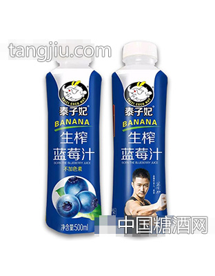 500ml泰子妃生榨蓝莓汁