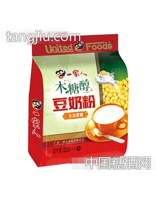 一家人木糖醇无加蔗糖豆奶粉