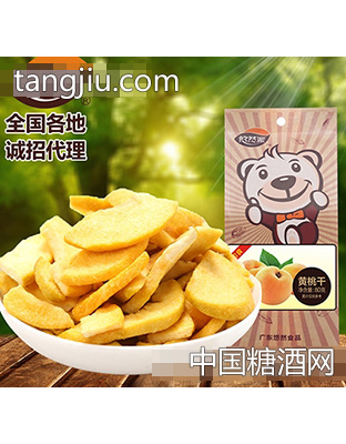 悠然派黄桃干80g