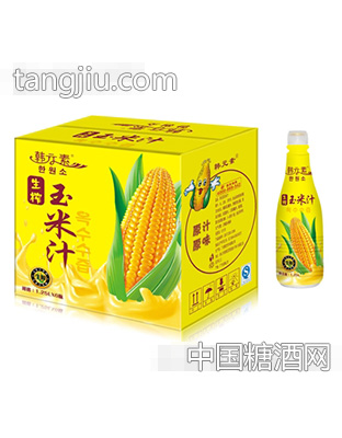 韩元素生榨玉米汁
