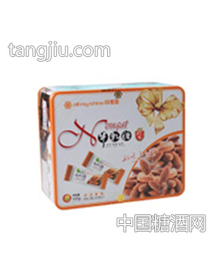 杏仁牛轧糖500g盒装