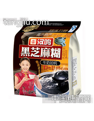 汉鸣黑芝麻糊牛奶加钙