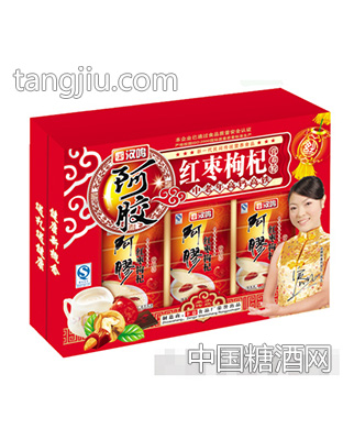 汉鸣阿胶红枣枸杞中老年高钙高铁礼品盒