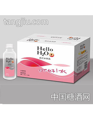 奇亚籽你好！水水蜜桃味苏打水饮品箱装