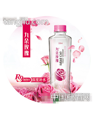 九朵玫瑰玫瑰花汁饮品330ml