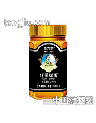 宝力莱洋槐蜂蜜500g玻璃瓶