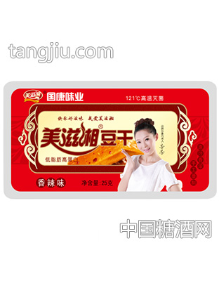 美滋湘豆干香辣味25g