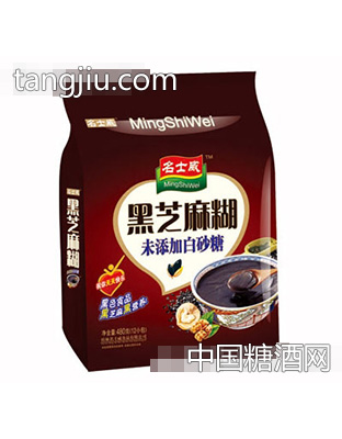 名士威480克未添加白砂糖黑芝麻糊