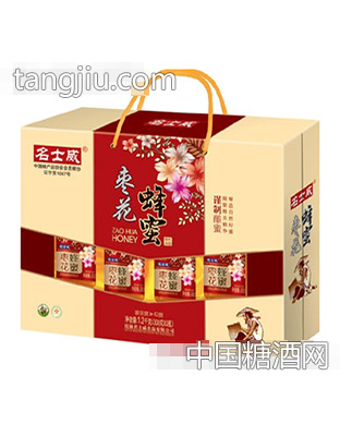 名士威1200克枣花蜂蜜