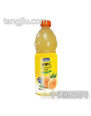 高乐仕鲜果汇黄桃果肉果汁饮料1.5l