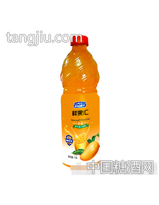 高乐仕鲜果汇芒果果肉果汁饮料1.5l