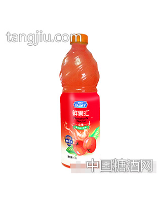 高乐仕鲜果汇山楂果肉果汁饮料1.5l