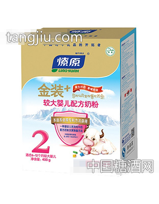 金装+较大配方奶粉400g
