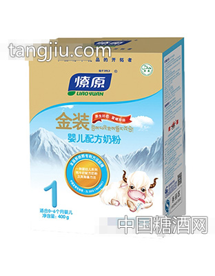 金装配方奶粉400g