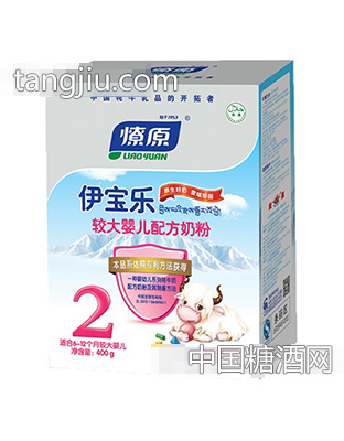 伊宝乐较大配方奶粉400g