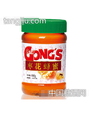 巩氏枣花蜂蜜1000g