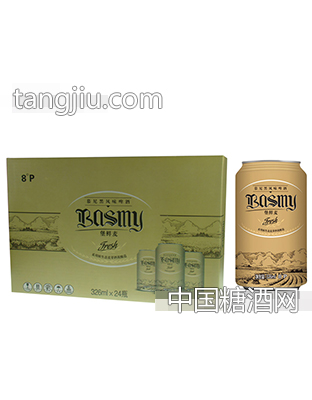 堡鲜麦啤酒8度326ML