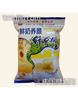鸿鑫鲜奶养颜绿豆糊