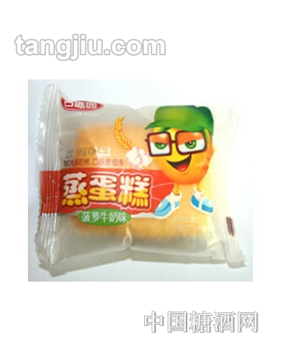 吉盛园菠萝牛奶蒸蛋糕