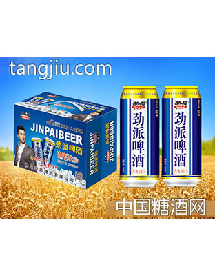 劲派冰纯啤酒500ml×12罐